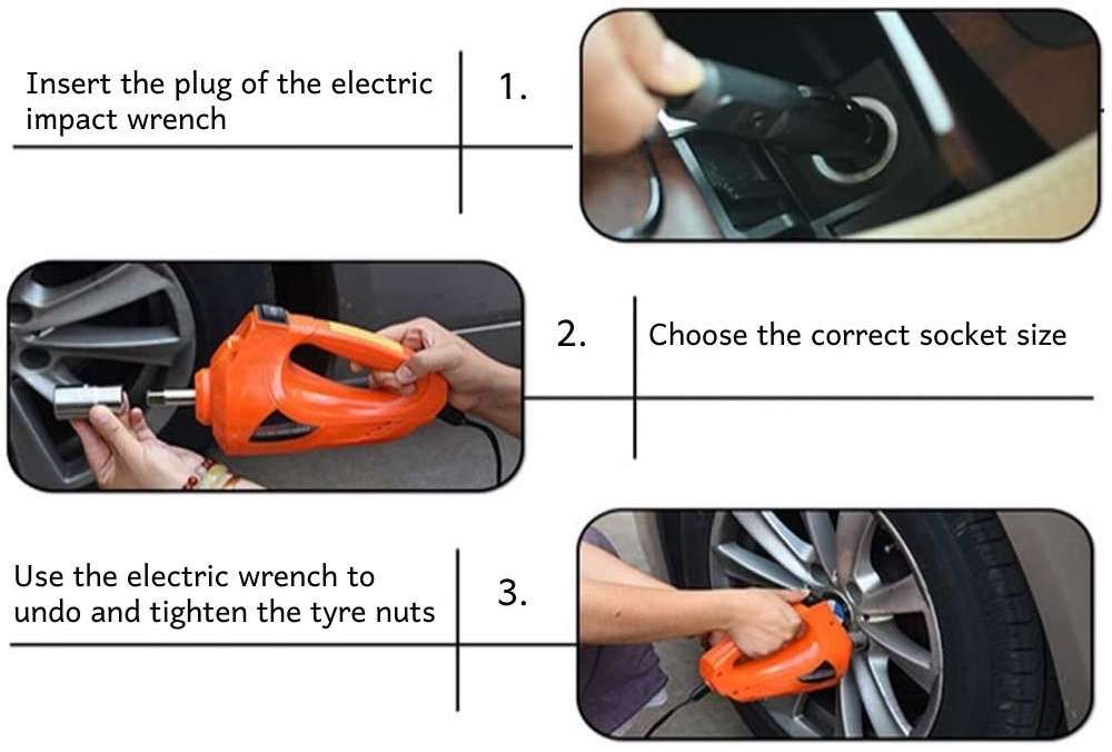 Tyre Impact Wrench, 12V: image 5