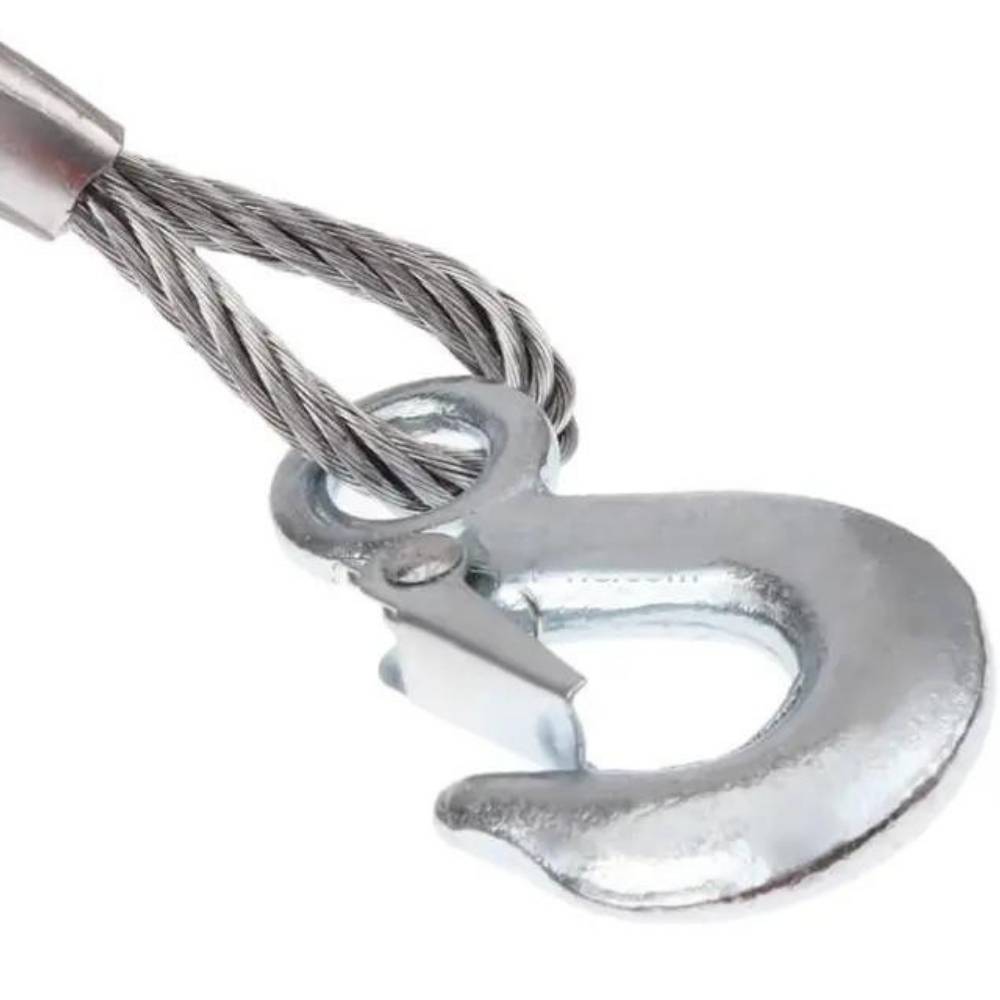 Axial Steel Tow Rope With Hook Hooks Hook Metal Silver For AXIAL SCX Durable 